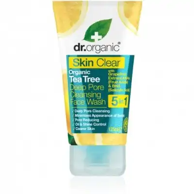 Dr. Organic Limpiador Facial Anti Poros Skin Clear , 125 ml - Dr. Organic - Comparador de precios