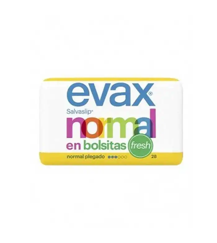 Evax - Salvaslip normal fresh en bolsitas - 28 unidades - EVAX - Comparador de precios