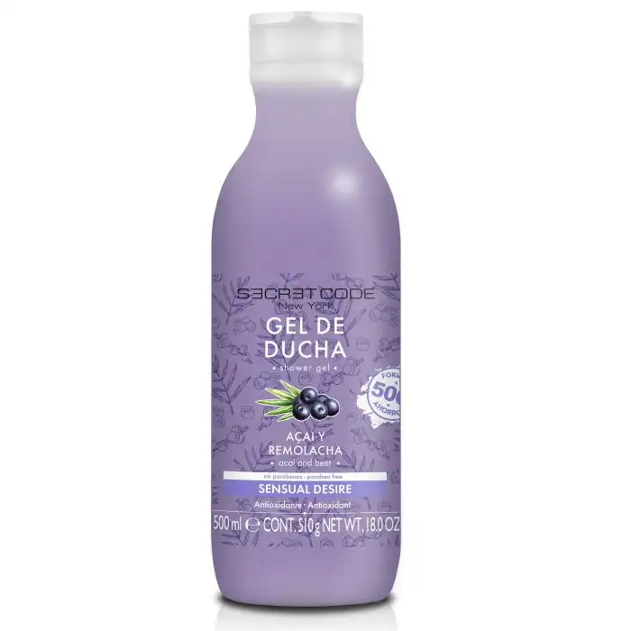 Gel de Ducha Sensual 500 ml - Secret Code - Comparador de precios