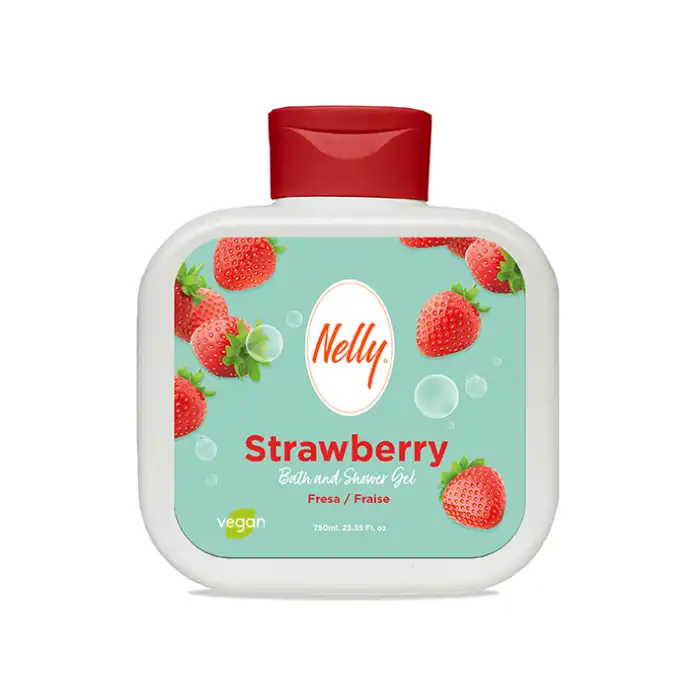 Gel de Fresa Ducha - Baño 750 ml - Nelly - Comparador de precios