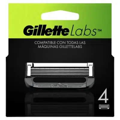 Gillette Recambios con Barra Exfoliante y Heated Razor 4 Recambios, 1 un - Gillette - Comparador de precios