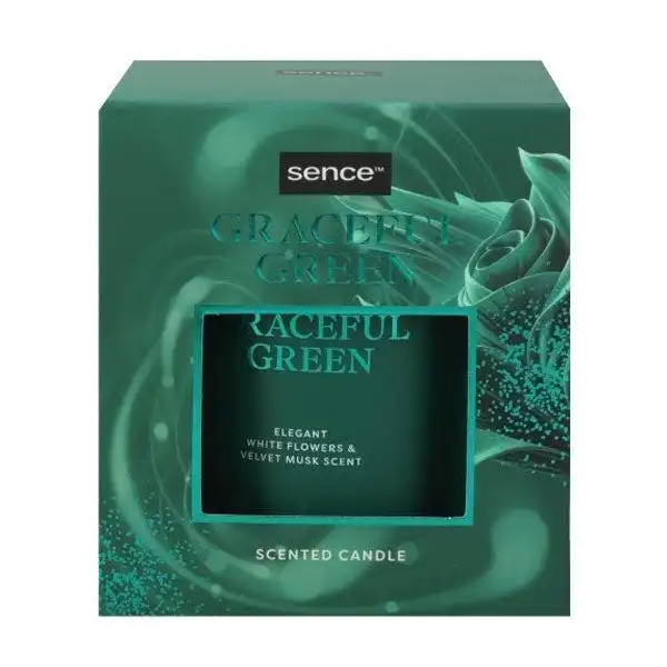 Graceful Green Scented Candle - SENCE OF WELLNESS - Comparador de precios