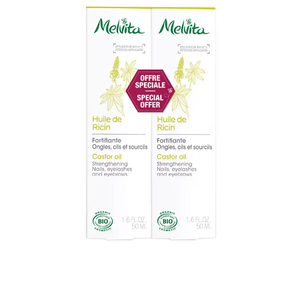 Huiles De Beaute Bio huile de ricin duo 2 x 50 ml - Melvita - Comparador de precios