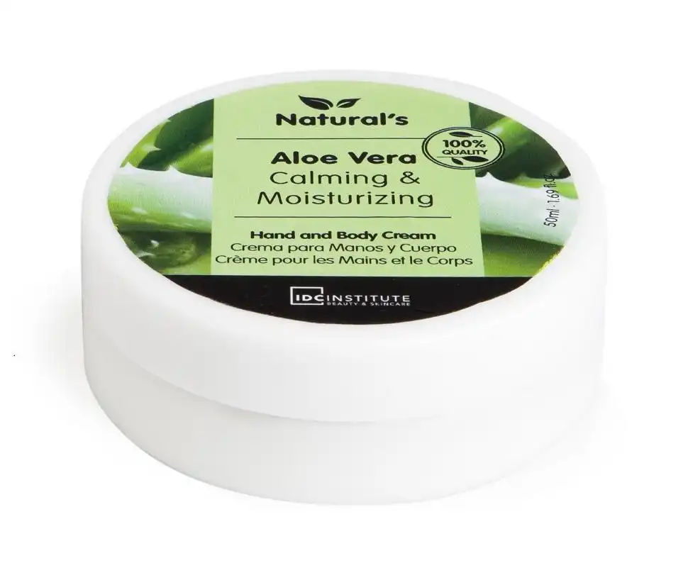 IDC IDC Institute Crema Manos y Cuerpo Natural Aloe Vera, 50 ml - IDC - Comparador de precios