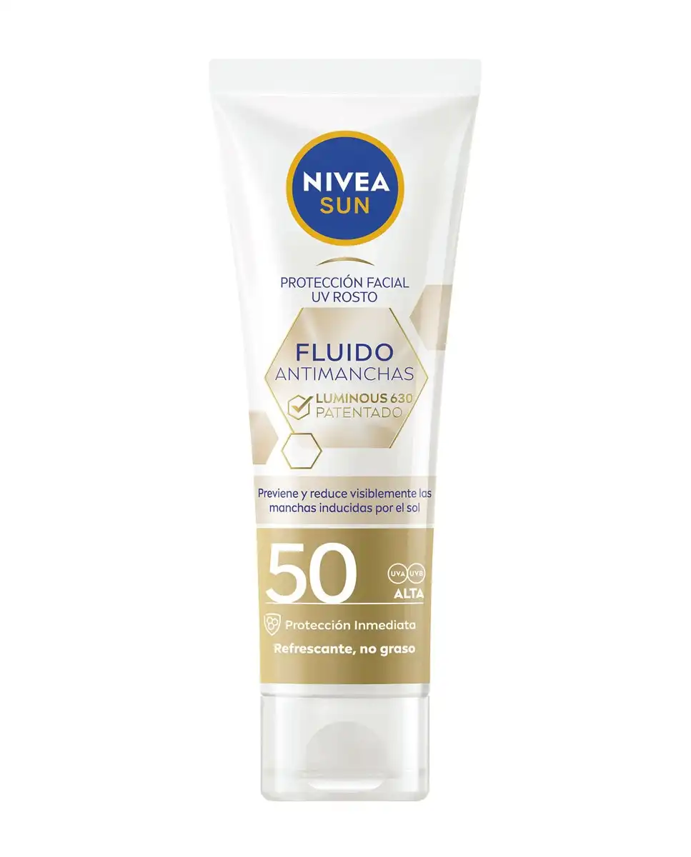 NIVEA - Fluido Solar Facial Antimanchas Luminous 630 SPF 50 Sun - Nivea - Comparador de precios