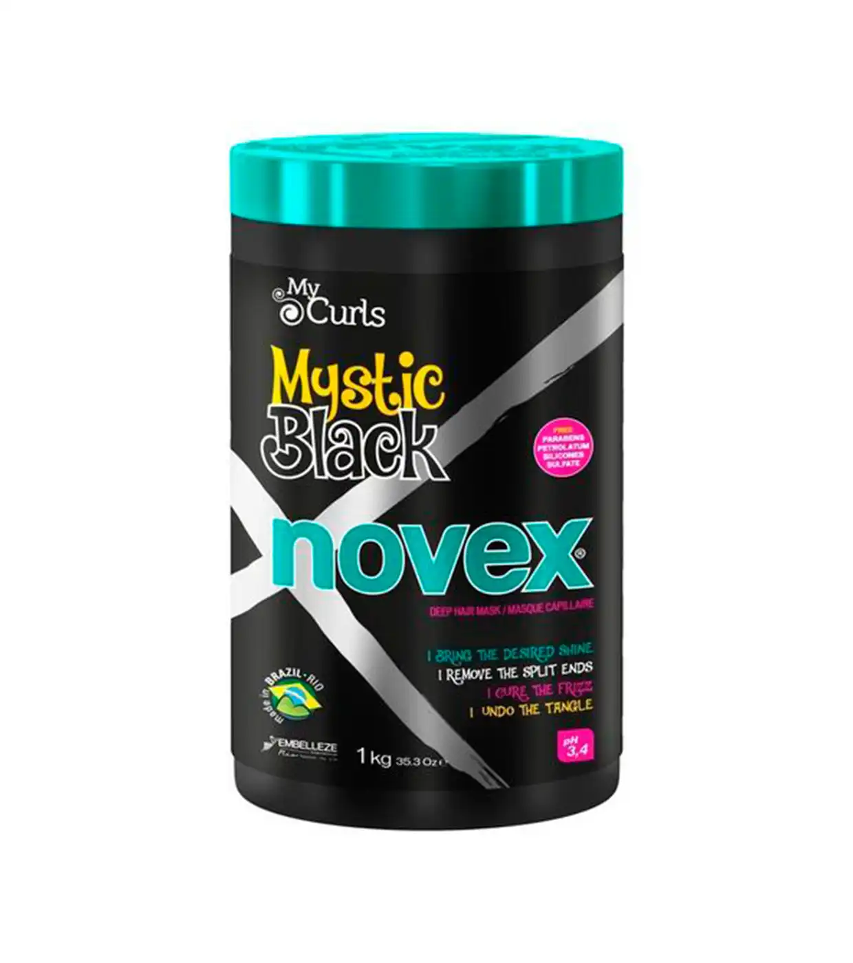 Novex - *Mystic Black* - Mascarilla capilar 1 kg - Novex - Comparador de precios