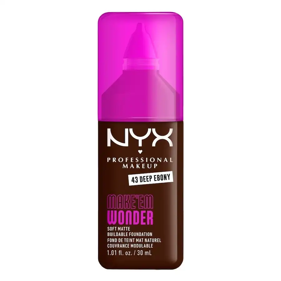 NYX Professional Makeup - Make'Em Wonder Bases de maquillaje 30 ml 43 - DEEP EBONY - NYX Professional Makeup - Comparador de precios