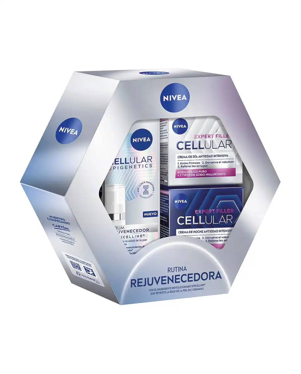 Pack Cellular Filler Epigenetics Rutina Rejuvenecedora Nivea - Nivea - Comparador de precios