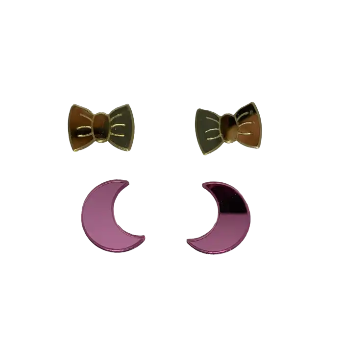 Pendientes Lazo Gold - Luna Fucsia - Le Bijoux - Comparador de precios