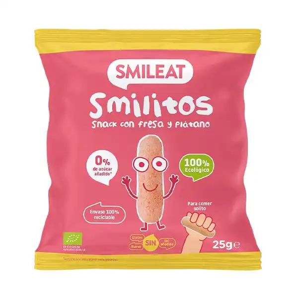 Smilitos Ecológicos De Fresa Y Plátano - SMILEAT - Comparador de precios