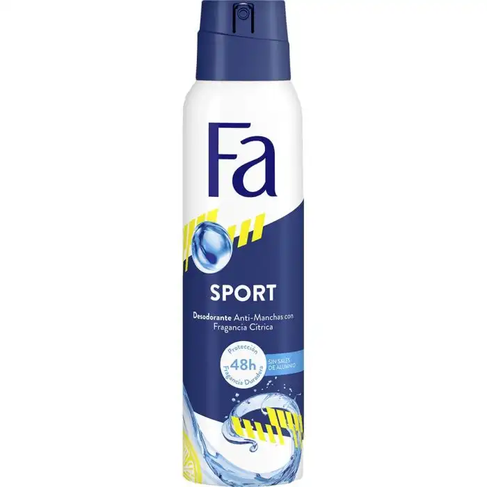 Sport Desodorante Anti-Manchas 150 ml - FA - Comparador de precios