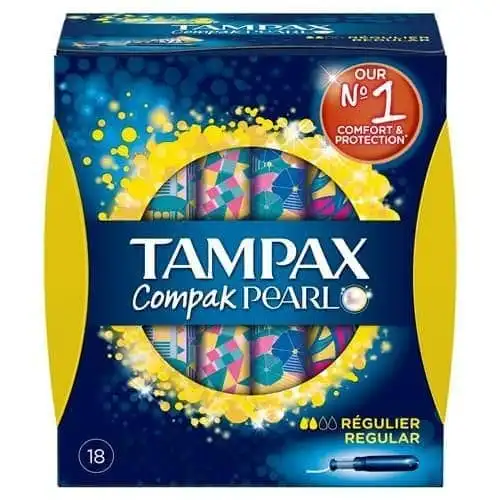 TAMPAX Pearl Compak Regular 18 und Tampones - Tampax - Comparador de precios