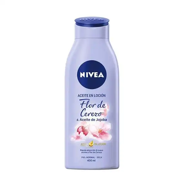 Aceite En Loción Flor De Cerezo & Aceite De Jojoba - Nivea - Comparador de precios