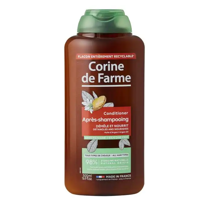 Acondicionador revitalizante con aceite de argán 500 ml - CORINE DE FARME - Comparador de precios
