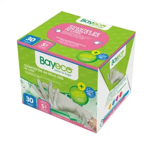 Bayeco GUANTES DE LATEX DE UN SOLO USO 1 und Talla S 30 Uds Guantes Látex - Bayeco - Comparador de precios