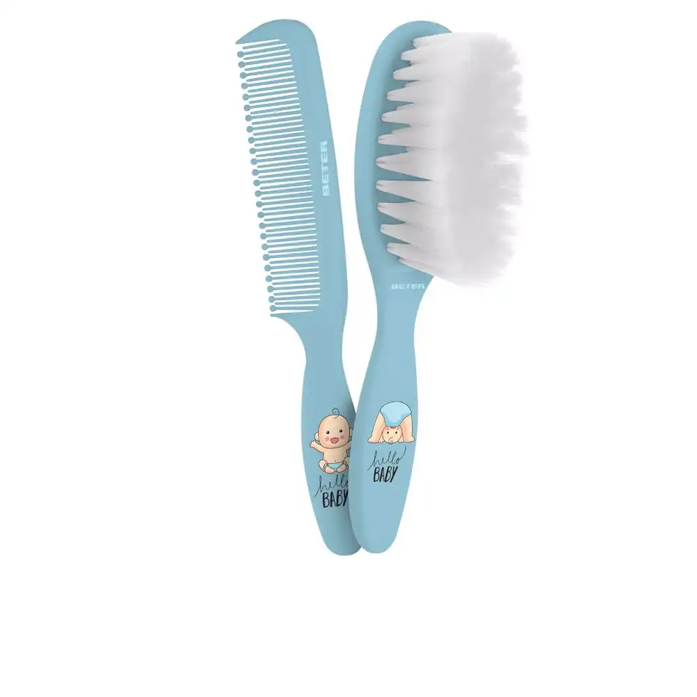 CEPILLO&PEINE Bebe Azul lote 2 pz - Beter - Comparador de precios
