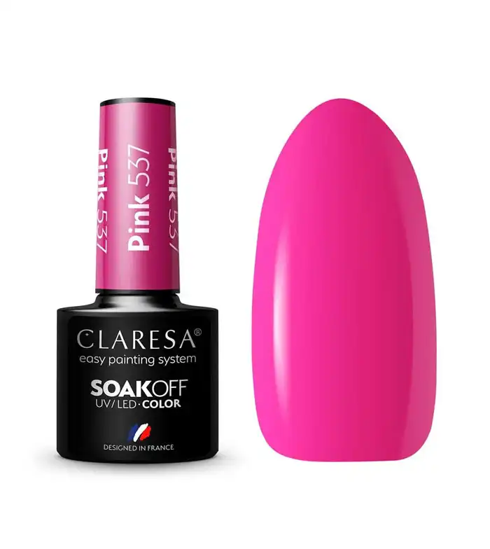 Claresa - Esmalte semipermanente Soak off - 537: Pink - Claresa - Comparador de precios
