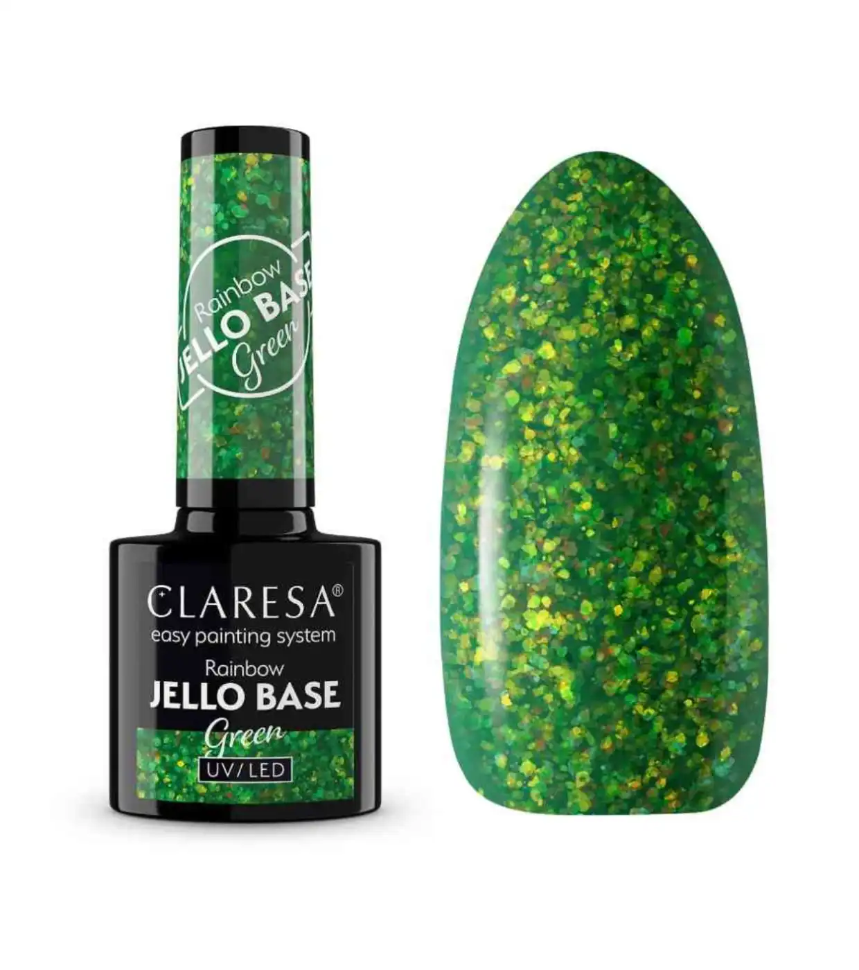 Claresa - *Rainbow Jello Base* - Esmalte de uñas semipermanente - Green - Claresa - Comparador de precios