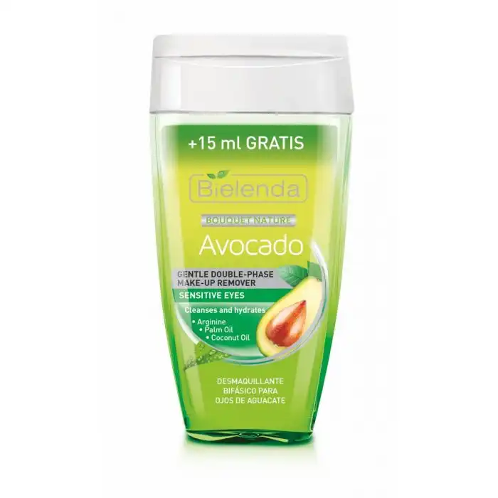 Desmaquillante Bifásico Aguacate Ojos Sensibles 140 ml - Bielenda - Comparador de precios