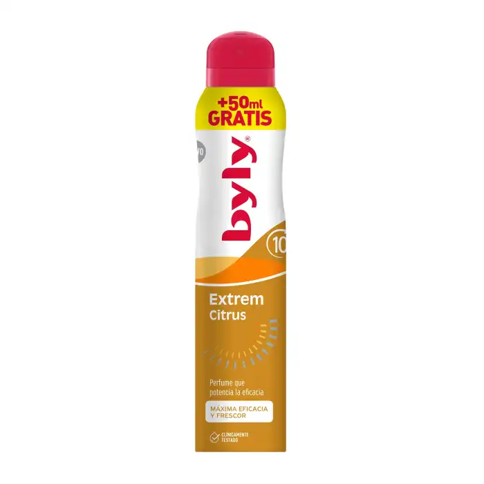 Desodorante Spray Extrem Citrus 250 ml - Byly - Comparador de precios