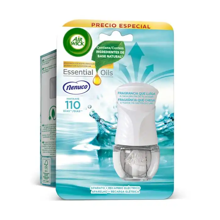 Essentials Oils Ambientador Eléctrico Nenuco Difusor Eléctrico y Recambio - Air wick - Comparador de precios