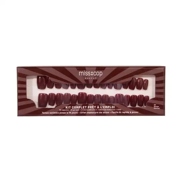 Faux Ongles 02 Rouge Eternel - MISS COP - Comparador de precios