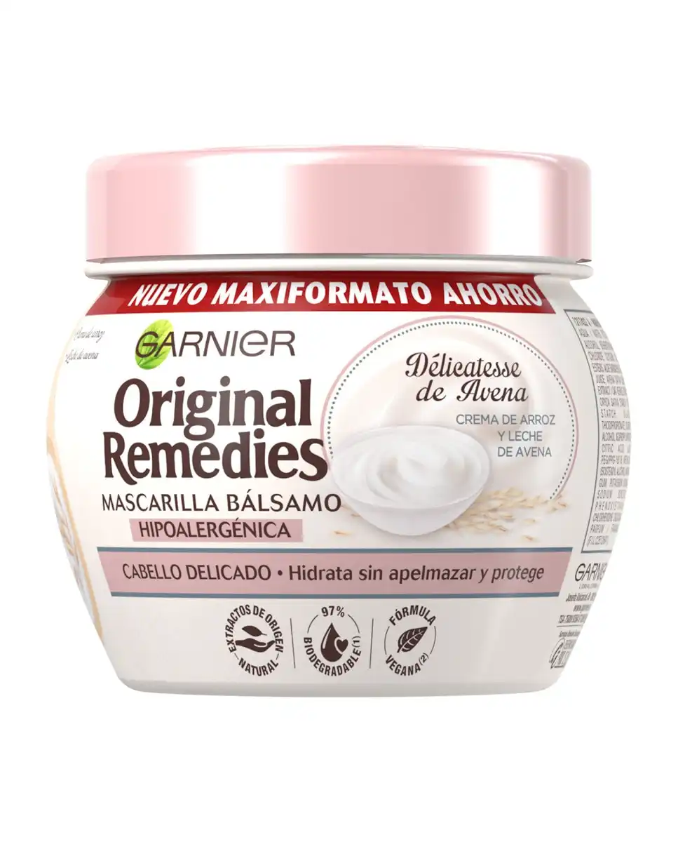 Garnier - Mascarilla Original Remedies Avena - Garnier - Comparador de precios