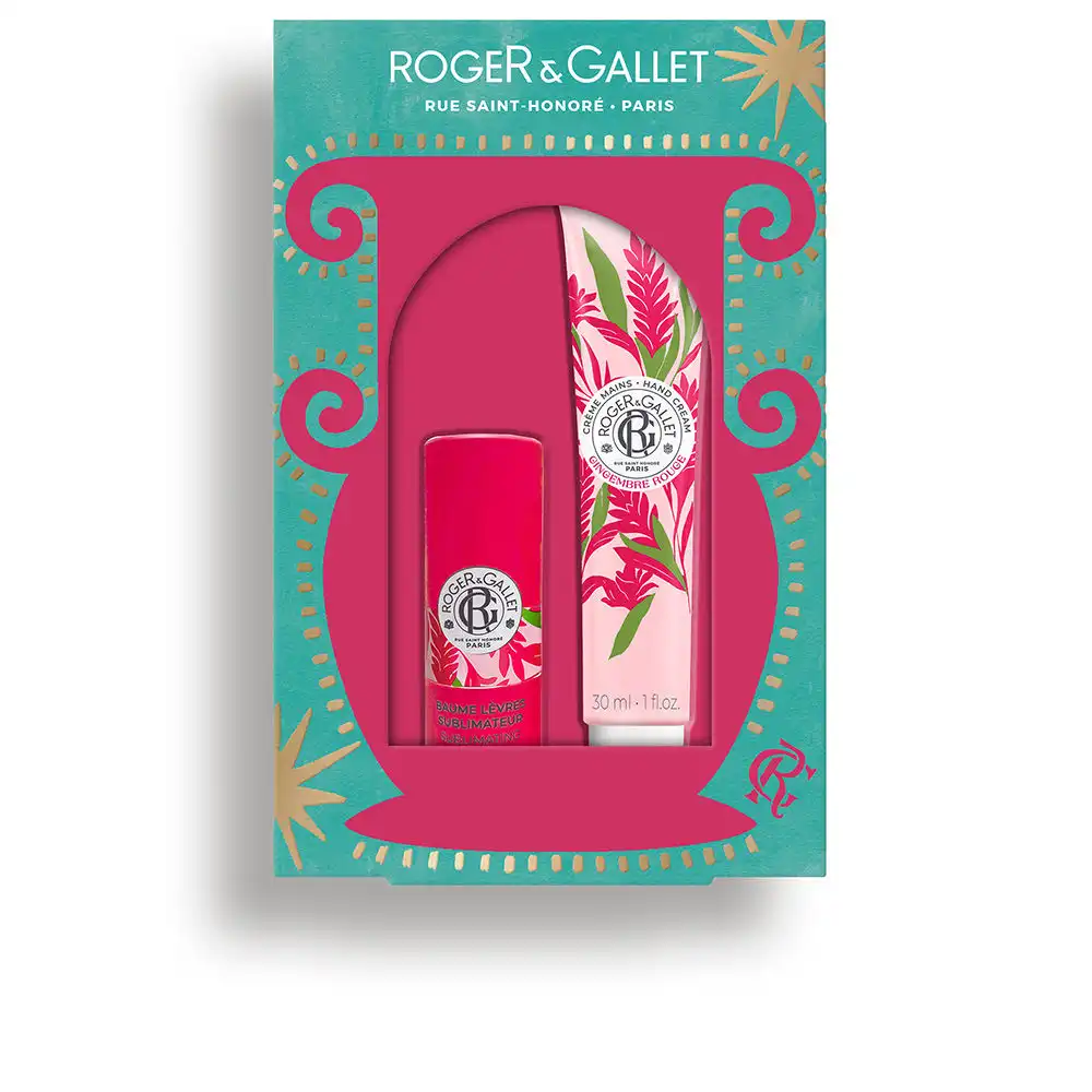 Gingembre Rouge Bálsamo Labial + Crema De Manos Estuche 2 pz - Roger&Gallet - Comparador de precios