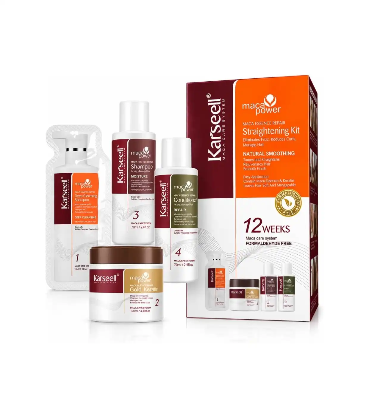 Karseell - *Maca Power* - Set tratamiento alisador Straightening Kit - Karseell - Comparador de precios