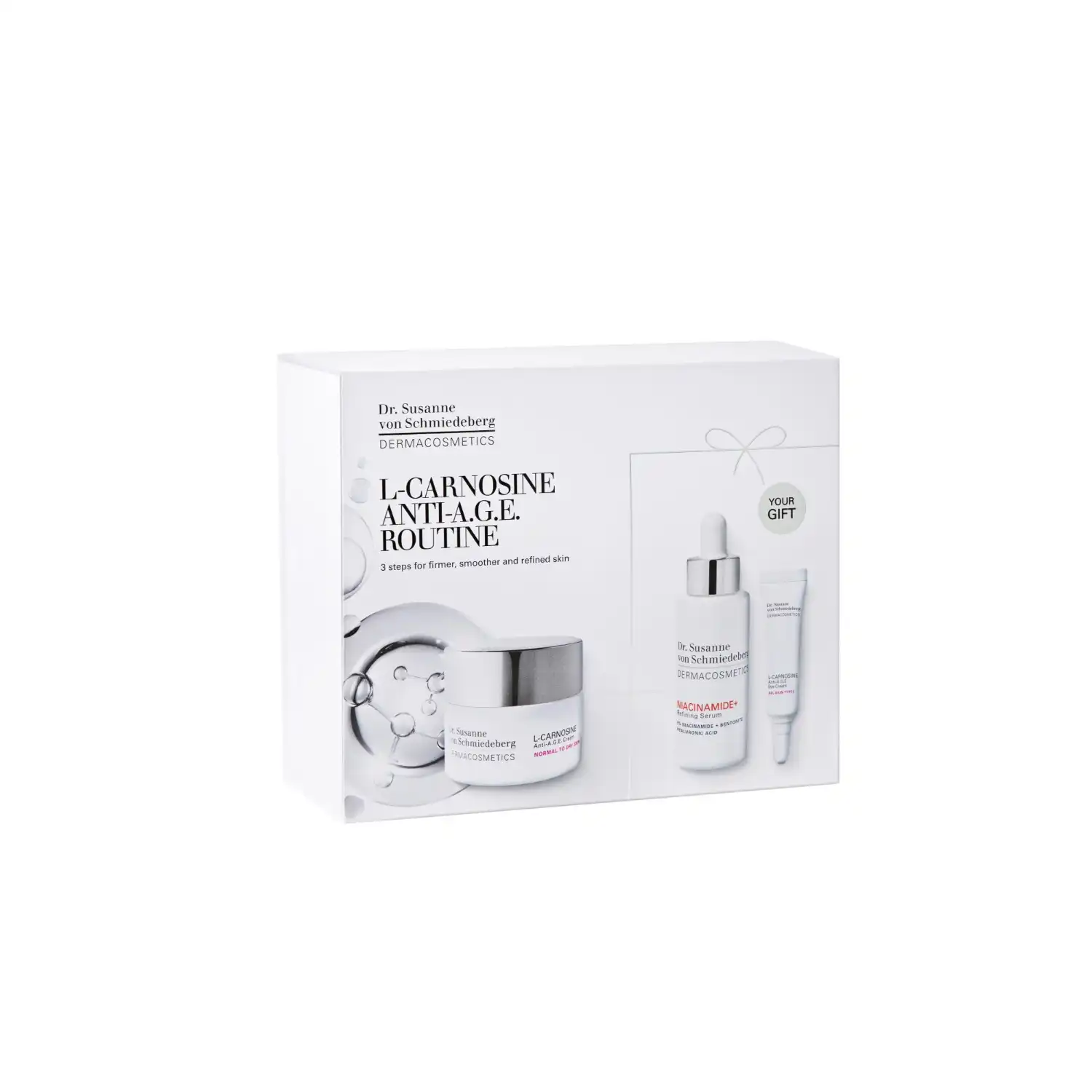 L-Carnosine Anti-A.G.E. Anti-Age Routine Set Set de tratamiento facial - Dr. Susanne von Schmiedeberg - Comparador de precios
