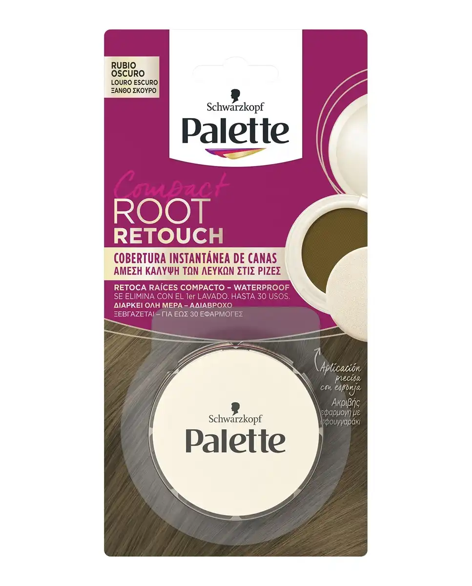 Palette - Crema Colorante Semipermanente Retoca Raíces Compacto - Palette - Comparador de precios