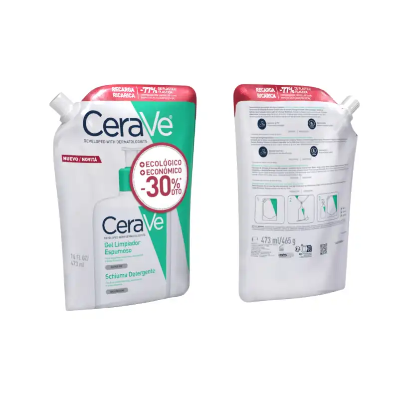 Refill Limpiador Espumoso 473ml -30% - CeraVe - Comparador de precios