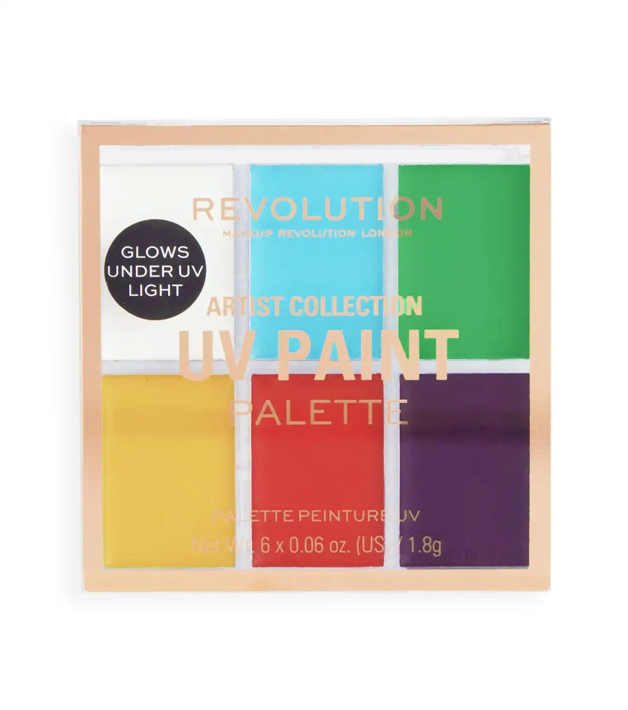 Revolution - *Artist Collection* - Paleta de aquacolores ultravioleta UV Paint - Makeup Revolution - Comparador de precios