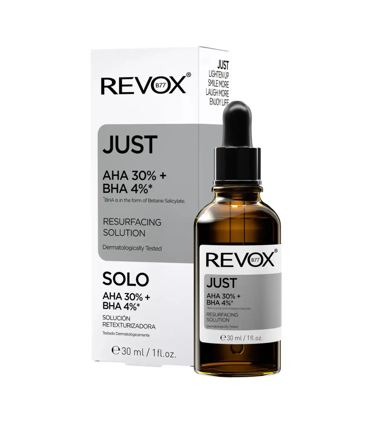Revox - *Just* - Sérum exfoliante AHA 30% BHA 4% - Revox - Comparador de precios
