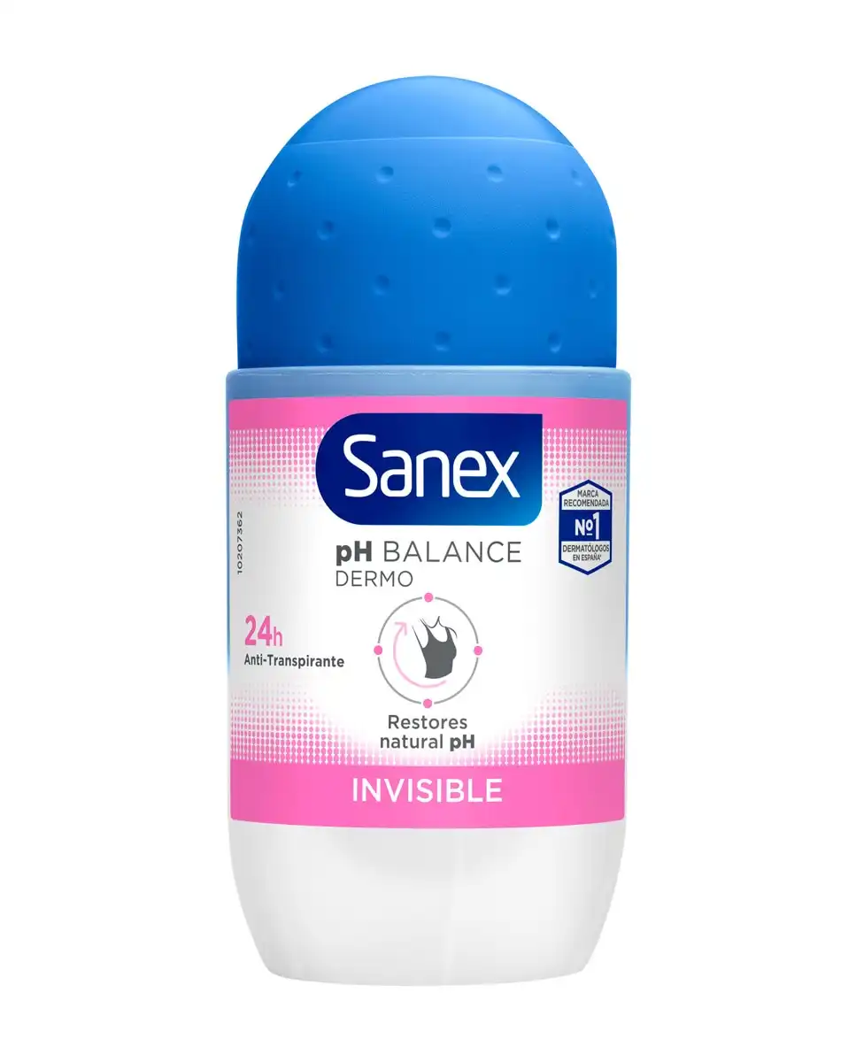 Sanex - Desodorante Roll-on PH Balance Dermo Invisible - Sanex - Comparador de precios