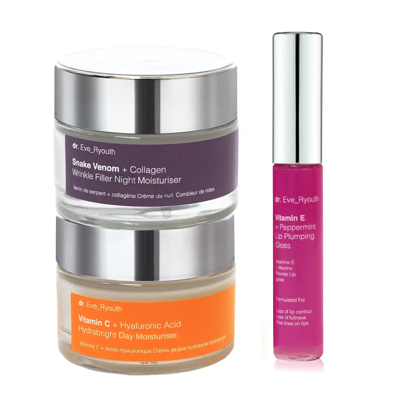 Set de labios Bright Venom Set de tratamiento facial - Dr. Eve_Ryouth - Comparador de precios