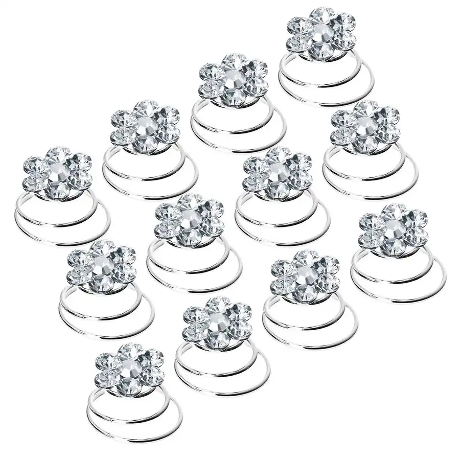SOHO - Accesorios Para El Cabello Rizos / Espirales Con Cristal Complementos para el cabello 12 pieces unisex - Soho - Comparador de precios