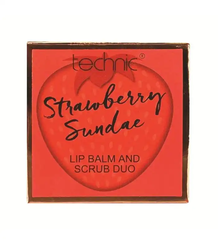 Technic Cosmetics - Dúo de bálsamo y exfoliante de labios - Strawberry Sundae - Technic Cosmetics - Comparador de precios