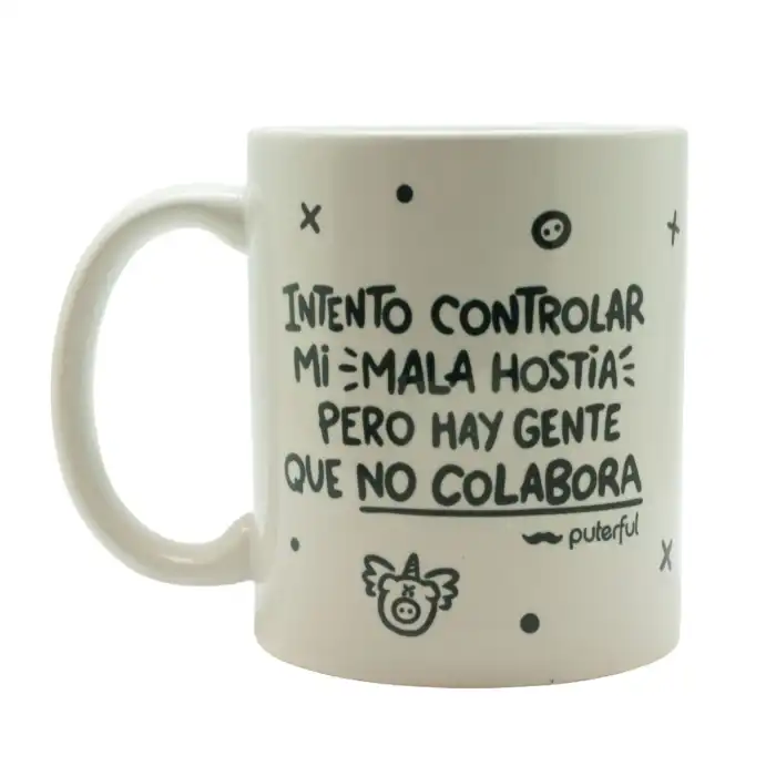 ¡27% DTO! Taza Minimal-Mala Hostia 325 ml - Puterful by Primor - Comparador de precios