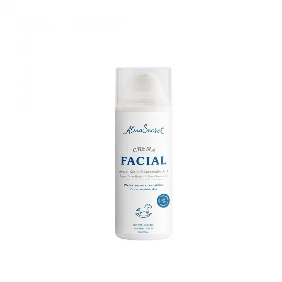 Alma Secret - Crema Facial Con Argan Karite Y Manzanilla Azul Spf 20 Cremas y aceites para bebé 50 ml female - Alma Secret - Comparador de precios