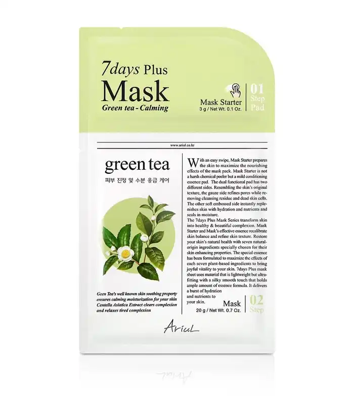 Ariul - Mascarilla facial 7 Days Plus - Té verde - Ariul - Comparador de precios