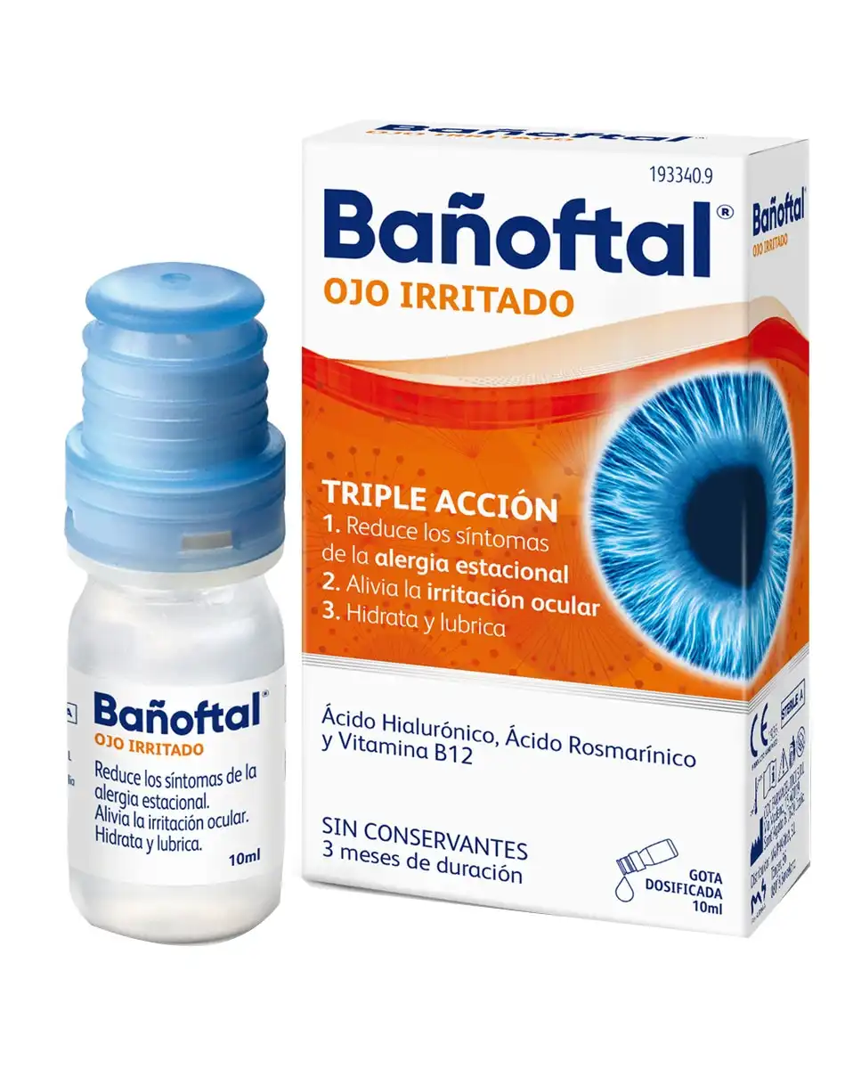 Bañoftal - Colirio Ocular Ojo Irritado 10 Ml - Bañoftal - Comparador de precios
