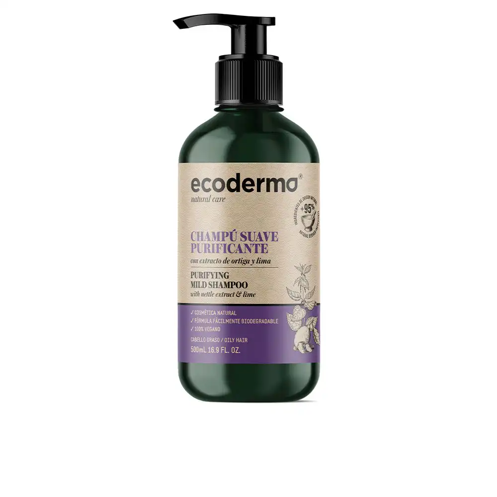 Champú cabellos grasos 500 ml - ECODERMA - Comparador de precios