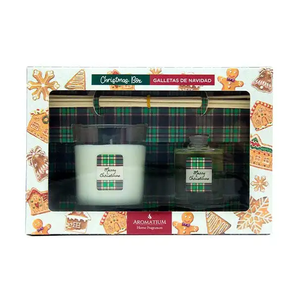 Estuche Mikado Y Vela Galletas De Navidad - Aromatium - Comparador de precios