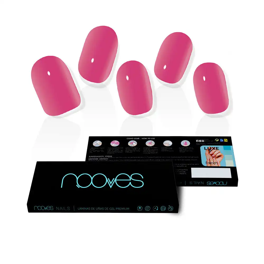 Láminas De Uñas De Gel premium glam #barbie girl - Nooves - Comparador de precios