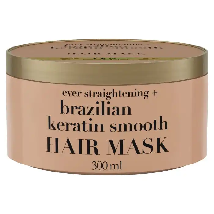 Mascarilla Queratina Brasileña para Cabellos Quebradizos 300 ml - OGX - Comparador de precios