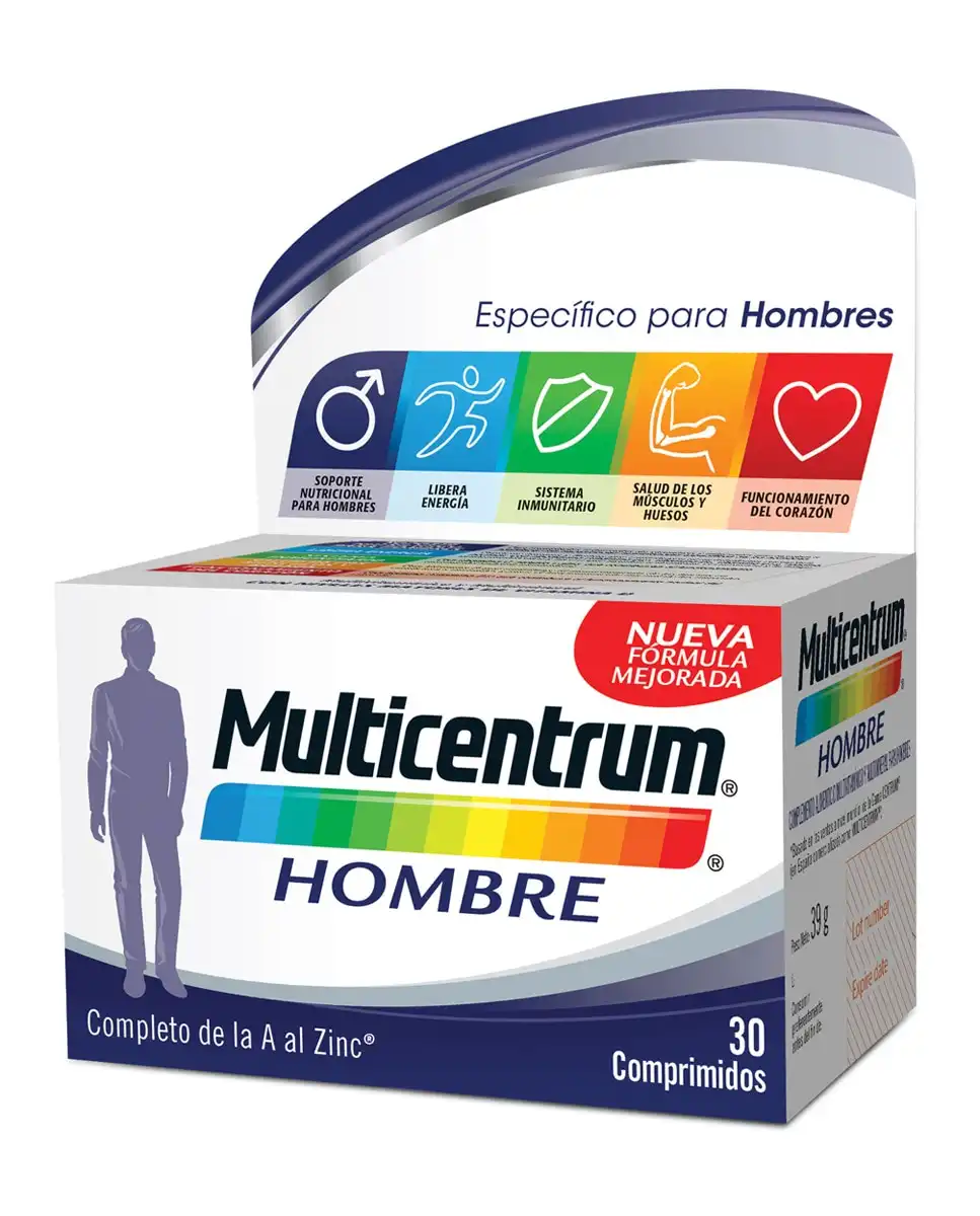 Multicentrum - Comprimidos Hombre - Multicentrum - Comparador de precios