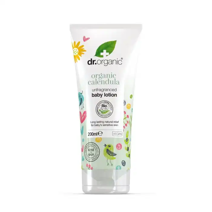 Organic Caléndula Loción Corporal para Bebé 200 ml - Dr Organic - Comparador de precios