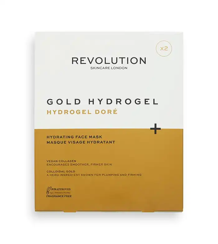 Revolution Skincare - Pack de 2 mascarillas hidratantes Gold Hydrogel - Revolution Skincare - Comparador de precios