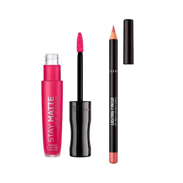 Stay Matte Lipstick + Lipliner Lasting Finish 820 - Rimmel London - Comparador de precios